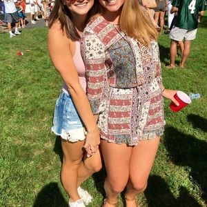 American Eagle paisley print ROMPER